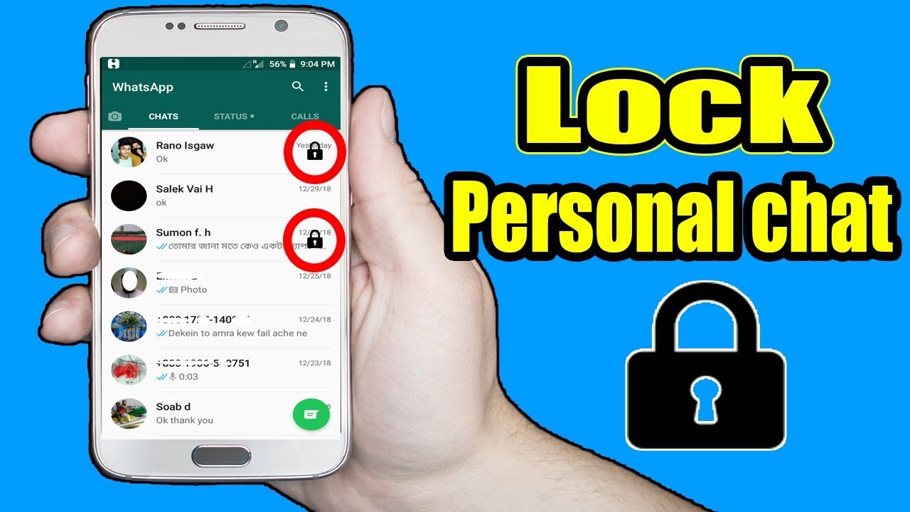 How To Lock Only Whatsapp Personal Chat Whatsapp New Tricks 19 Youtube