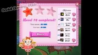 Socialgamingftw - Candy Crush Saga - Episode 6 - Level 76 - 1 Star - No Boosters
