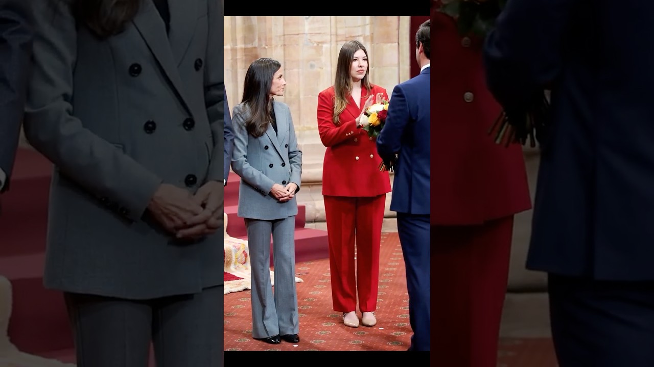 Queen and Princess refuse flowers from a man 