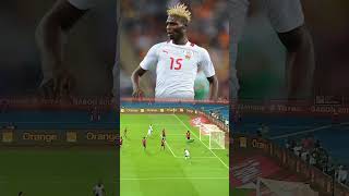 Thats How Aristide Bancé Scored The Equalizer For Burkina Faso In The 2017 Semi-Finals