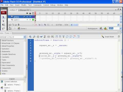 Flash Actionscript 2 (movieclips) part3