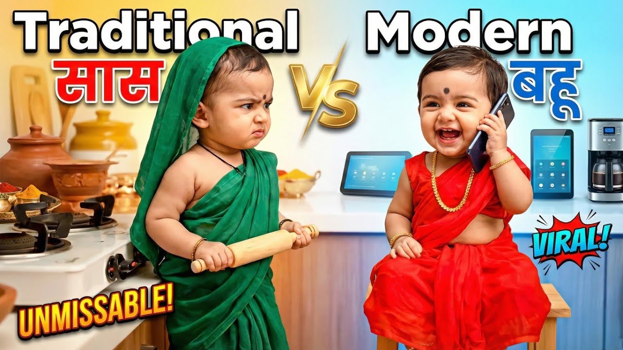 Traditional सास vs Modern बहु #aibaby #shorts #viral 