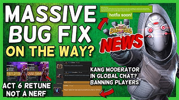 Major Freezing/Lag Bug Could Be Fixed Soon | Preview Bundle Meta Change | Act 6 Values & More [MCN]