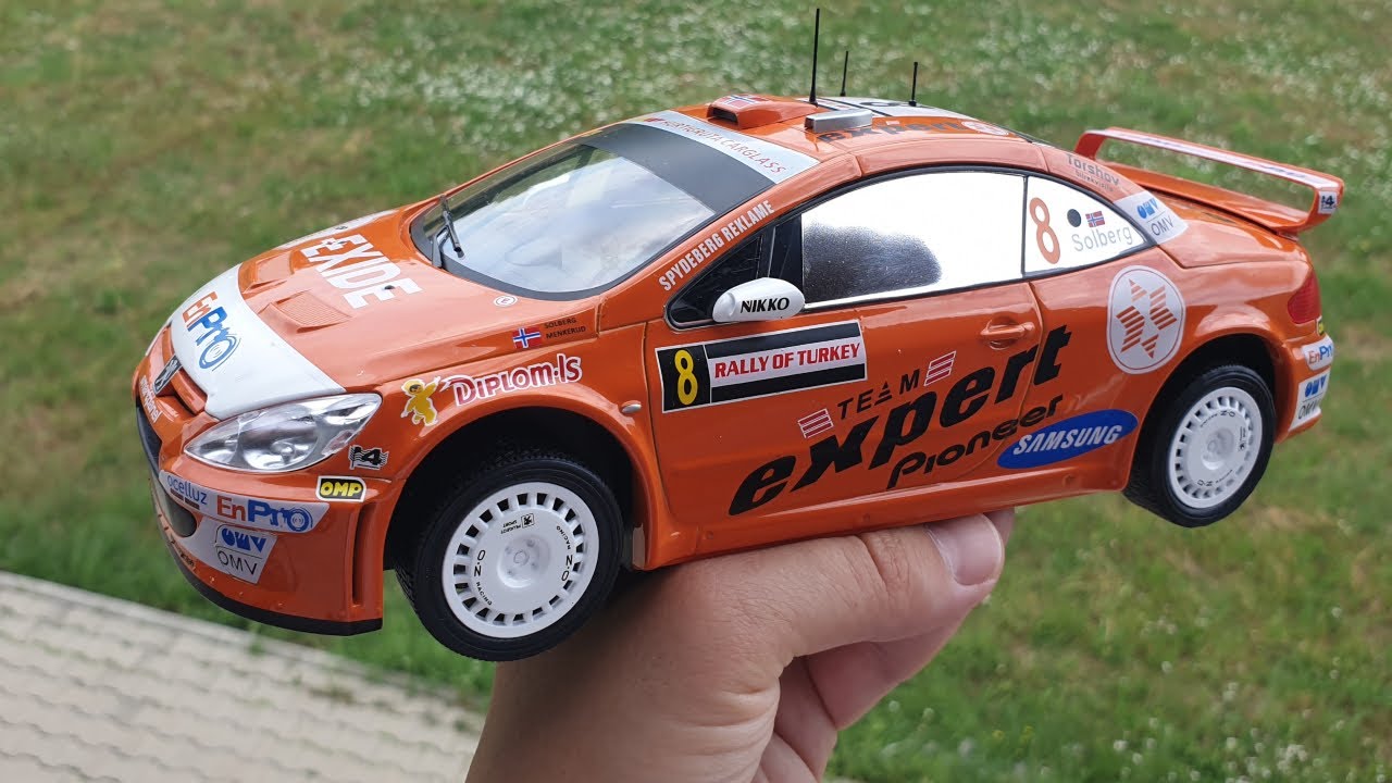 Peugeot 307 WRC Rally Monte Carlo 2006 H. Solberg 1/18 Altaya Ixo