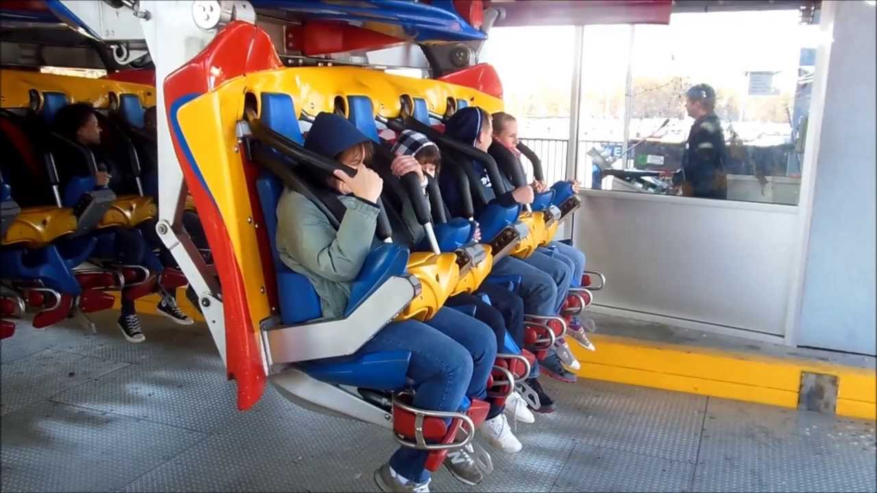 Six Flags Great Adventure Superman The Ultimate Flight On Ride Front Row Pov 1080p