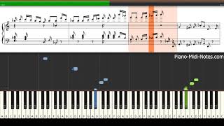 Tom, Tom, the Piper's Son Piano Tutorial Synthesia (Sheet Music + midi)