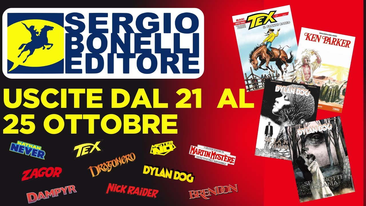 EDICOLA TIME 11 - USCITE BONELLI dal 21 al 25 OTTOBRE - CORRETE IN EDICOLA E LIBRERIA