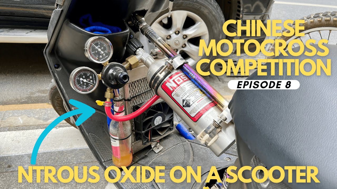 Chinese Motocross Competition & Nitrous Oxide on a Scooter (South China 🇨🇳) EP 8 YouTube