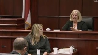 Murdered wife's mom breaks down on the stand