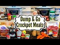 5 DUMP & GO CROCKPOT DINNERS | QUICK & EASY RECIPES | JULIA PACHECO