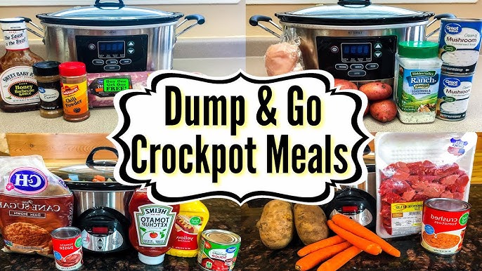 Unbelievable! 5 Ingredient DUMP AND GO Crockpot Recipes That Will Blow Your  Mind! 🤩 