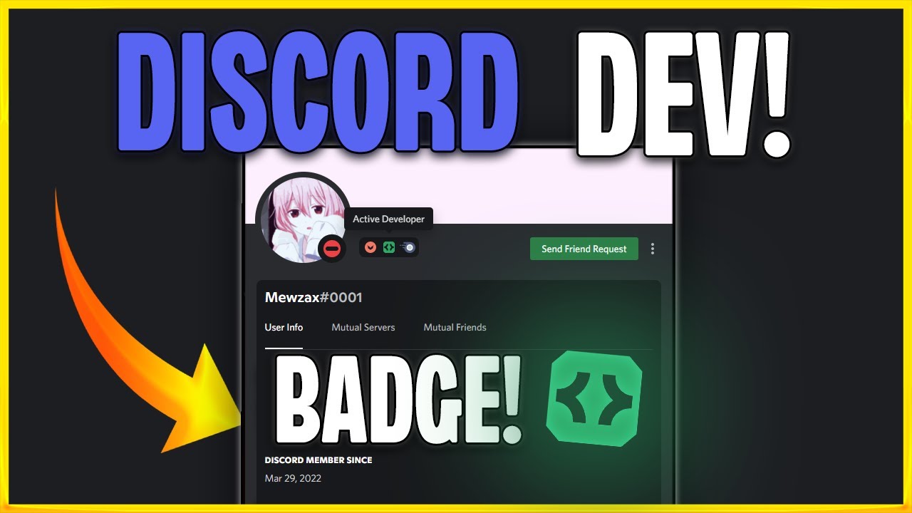 Help you get the discord active developer badge by Xjmd26