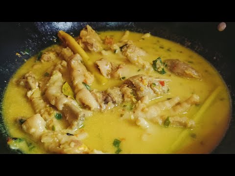 Resep Ceker Ayam Santan