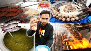 65 Years Old Fish Kabab | Beef Kabab | Chicken Gola Kabab | Hidden Gems Lahore || Street Food Lahore screenshot 5