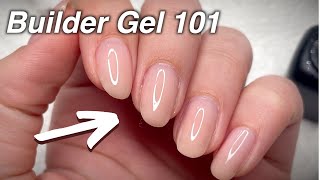 Easiest Way to Apply Builder Gel to Natural Nails