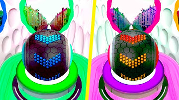 Going Balls - REVERSE PORTAL RUN! SpeedRun Color STAR BALL