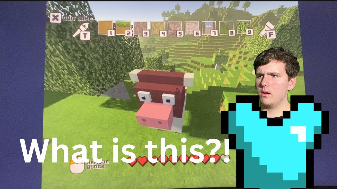 Playing ripoff Minecraft - YouTube