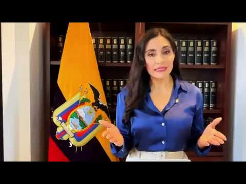 VERÓNICA ABAD DICE QUE ASUMIRÁ LA PRESIDENCIA DE ECUADOR ESTE DOMINGO