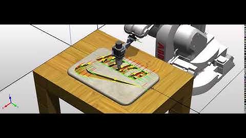 Robot Simulation with ABB Robot Studio (Path Planning Demo)