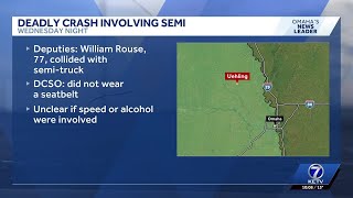 Dodge County Sheriff's Office identifies 77-year-old man killed in wrong-way cras