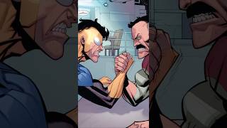 Mark vs Nolan… Did Omni-Man Still Win? 🔥 #invincible #omniman #powerscaling #comicedit #thragg