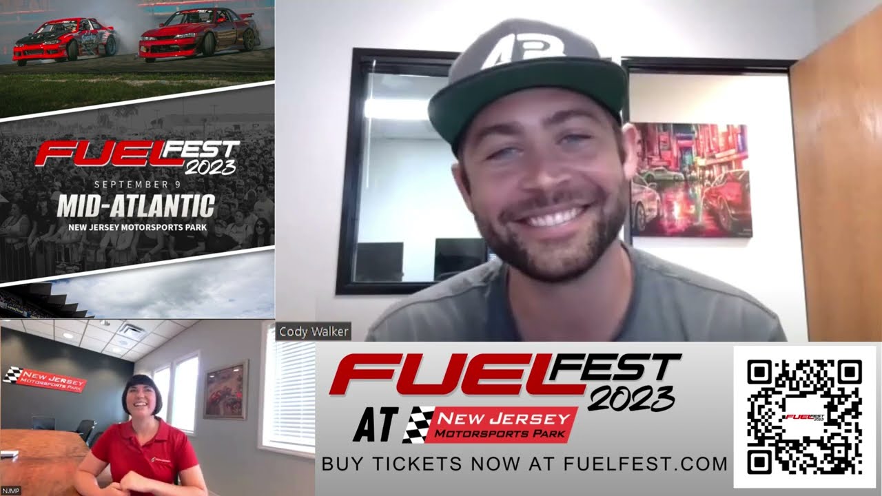 Cody Walker Talks with NJMP about FuelFest coming to New Jersey September 9, 2023!