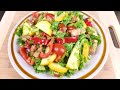 10-Minutes Greek Salad that Will Addict you! Good for fast lose weight ! So Healthy