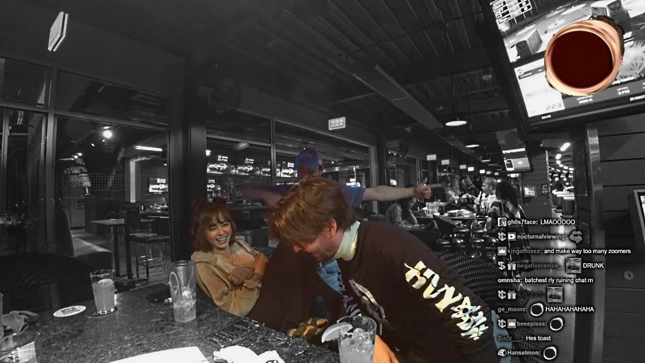 Rich showing his dance moves to Maya