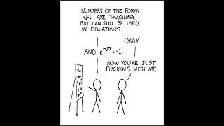179: e to the pi times i (Explain xkcd: It's 'cause you're dumb.)