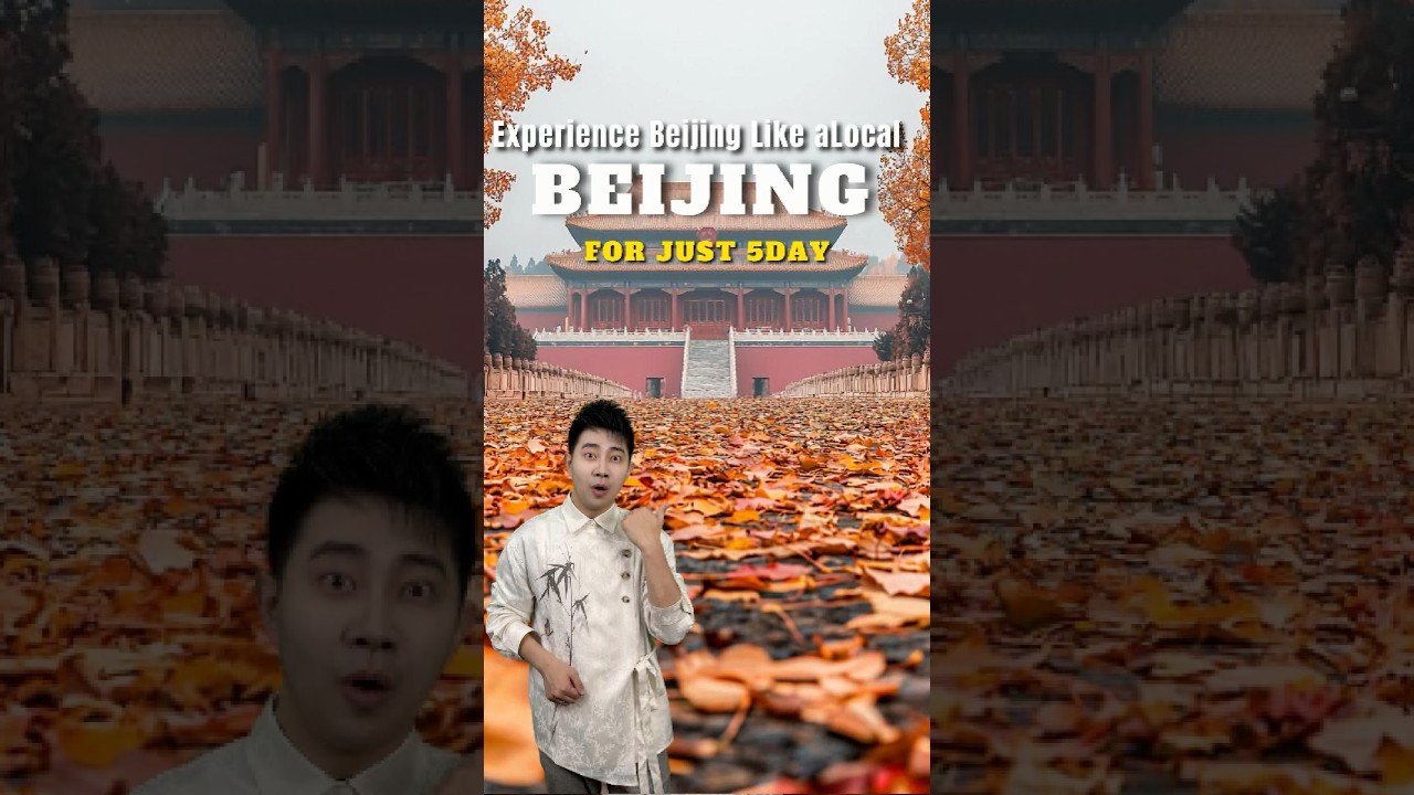 For just 5 days,you will experience Beijing like a true local