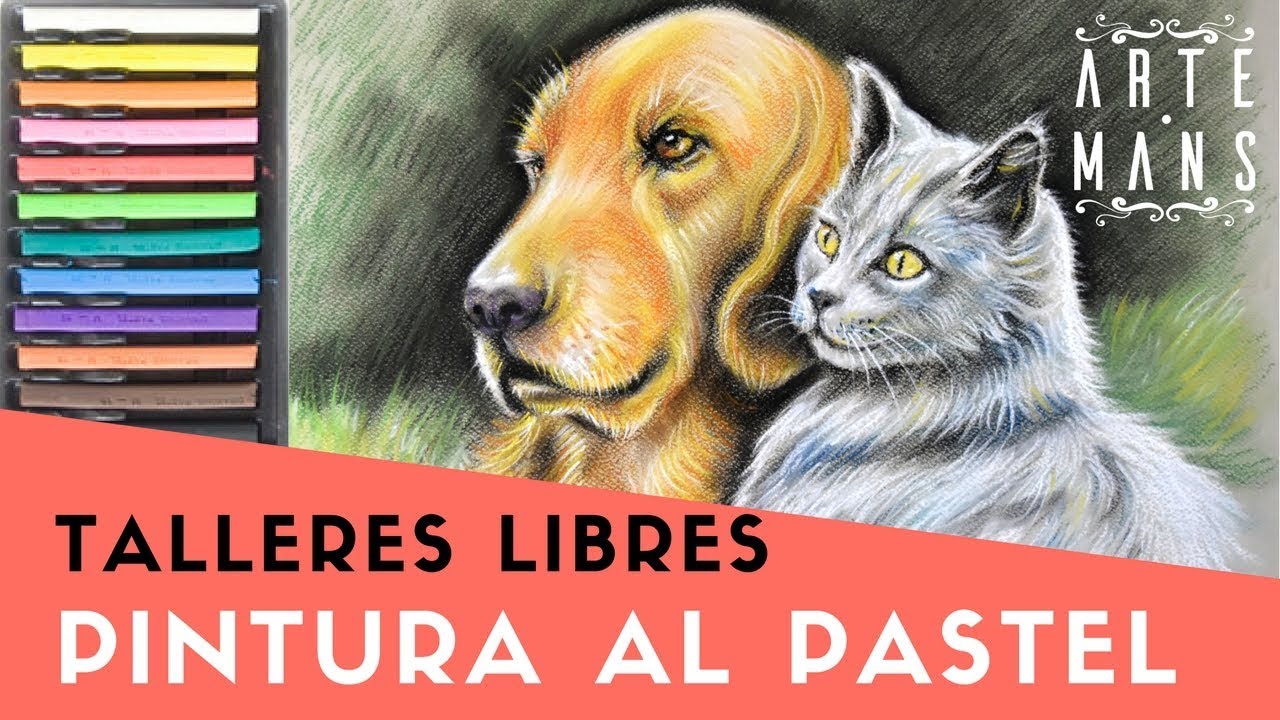 Pintar con tiza pastel paso a paso - TALLERES LIBRES CUSCO