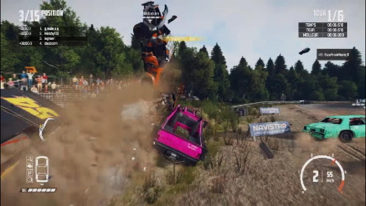 Compilation De Crash Sur Wreckfest ps5