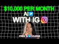 How To Make $10k Per Month With AI OFM On Instagram (AI OFM COURSE)