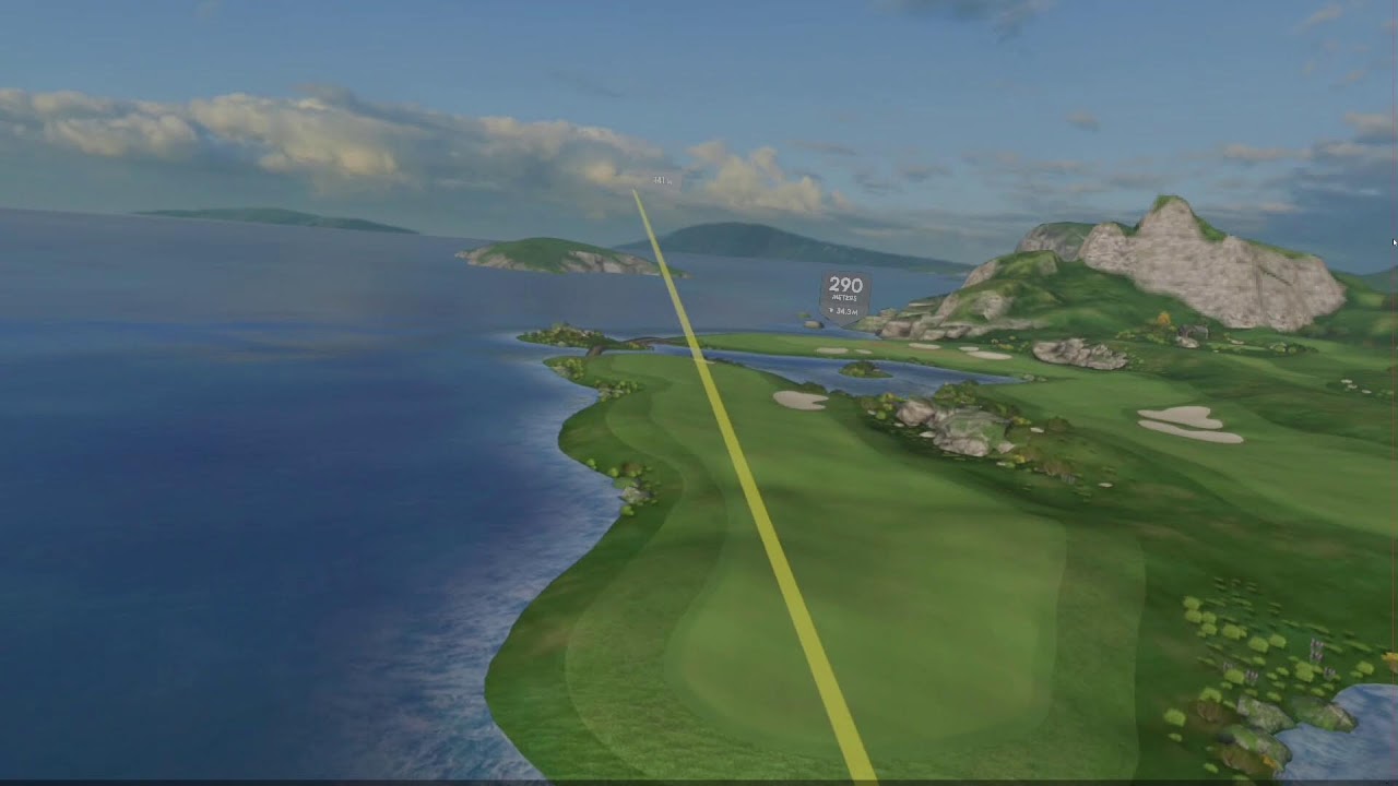 Meta VR golf plus  EXTREME9 MULTIPLAYER Green #golfplusvr #meta #oculus #quest3 #esport