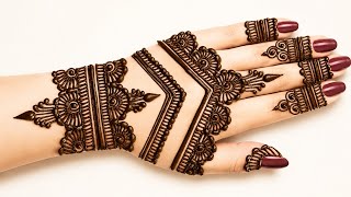 Simple mehndi design||very easy mehndi design||#simplemehndi
