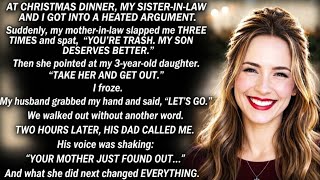 My Mother-in-Law Slapped Me 3 Times at Christmas—Then Her Husband Revealed Her Secret