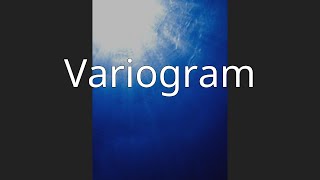 Variogram