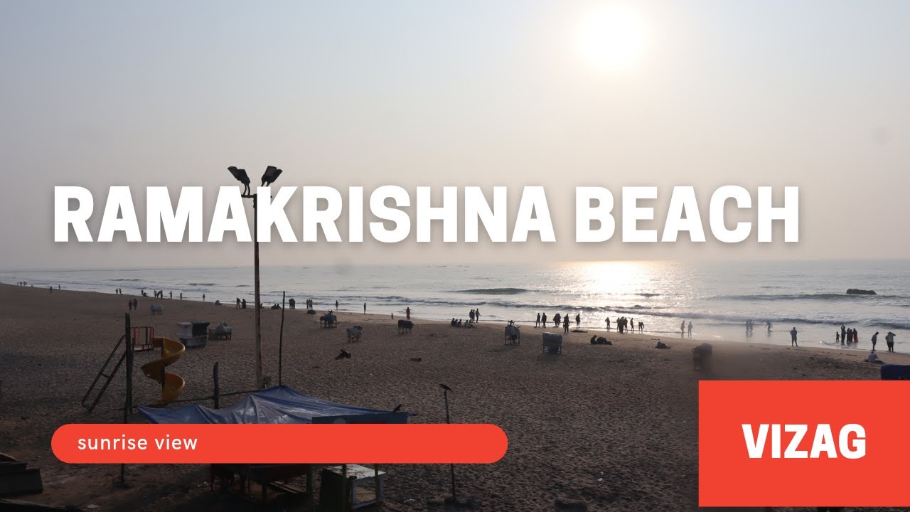 SUNRISE Ramakrishna Beach( RK Beach ) in Visakhapatnam, Andhra Pradesh