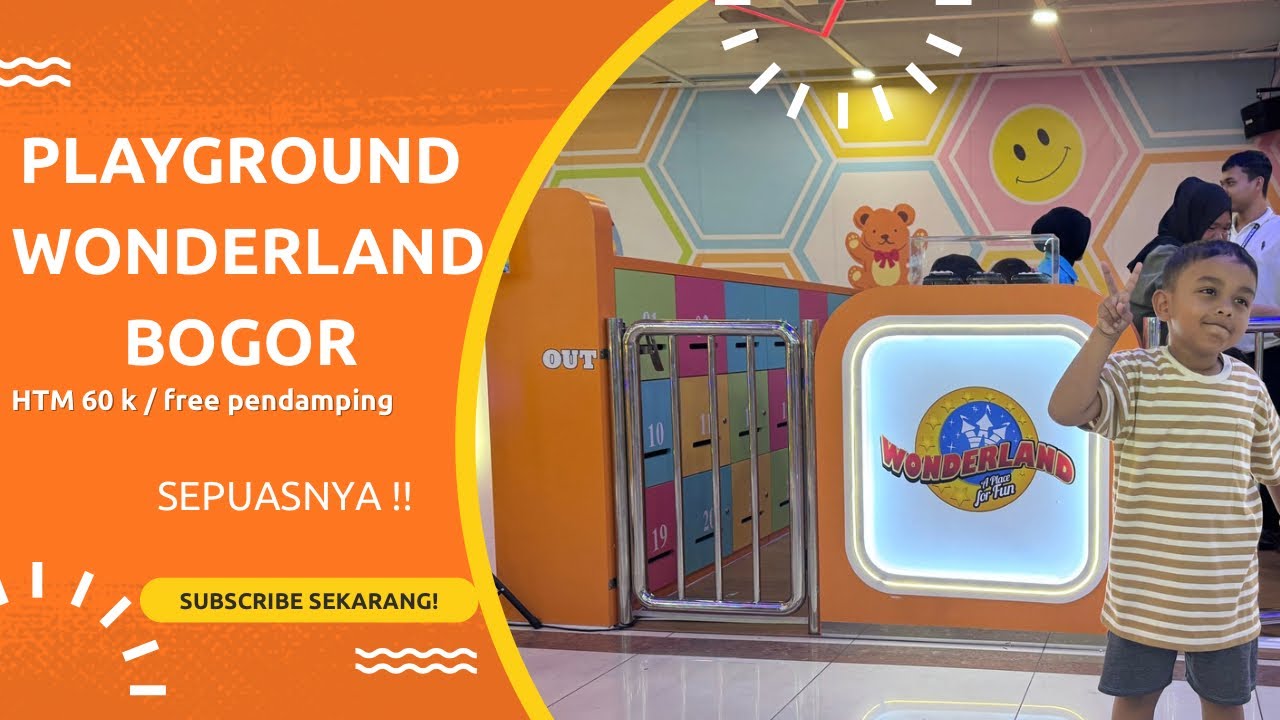 Playground Wonderland di ADA swalayan Bogor | 60 k - free pendamping | Seru banget, new playground‼️