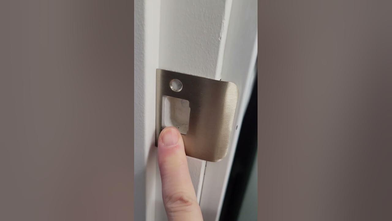 Replacing door strike plates to new trim. YouTube