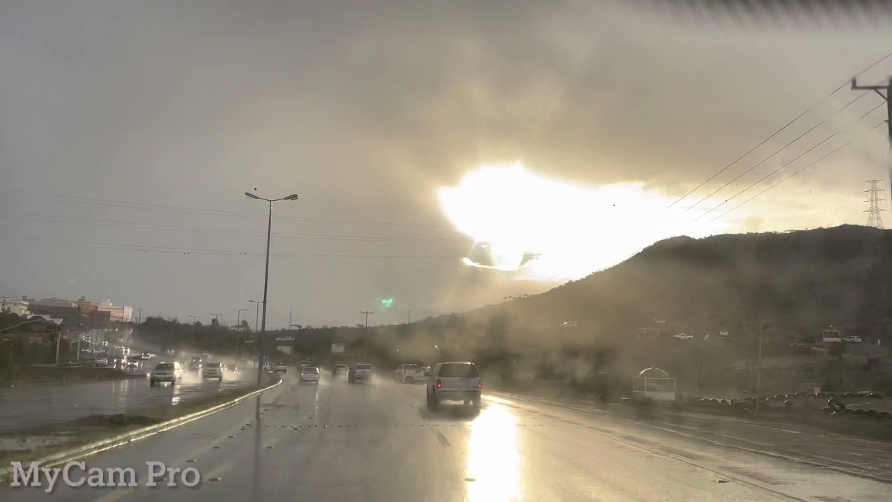 امطار محافظة بلجرشي - منطقة بالشهم وتجربة فيديو HDR