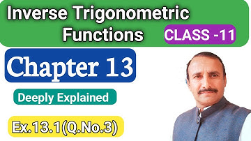 Exercise 13.1,QNo.3 full concept, Class-11, Dear Math