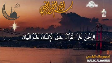 أجمل حالات واتس اب / وفيس بوك / قران كريم / سوره الرحمن / بصوت الشيخ ماهر المعيقلي🎅