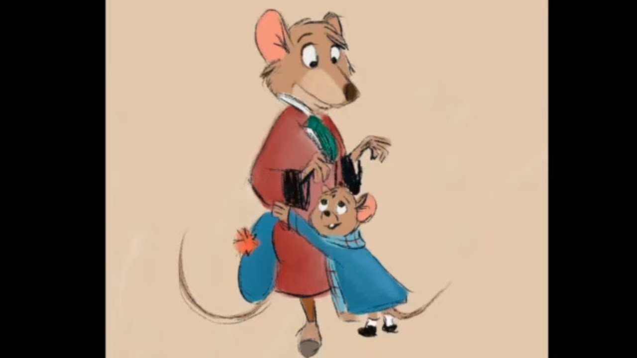 WATCH Me Create The Great Mouse Detective in PROCREATE!