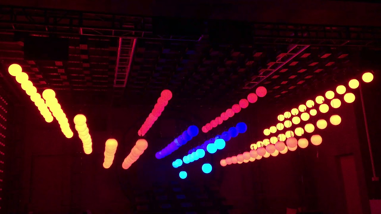 Kinetic LED Ball lights