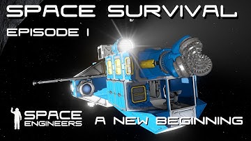 Space  Engineers - Space Survival - Ep1 - The Beginning of Semi-Hardcore Survival Series!!