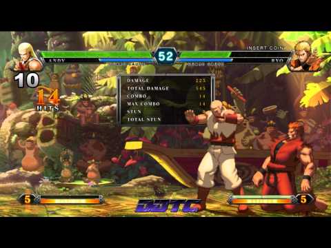 KOF XIII: Andy combo tutorial - Andy The Human Wea...