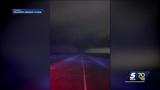 Tornadoes caused damage across Oklahoma on Monday night