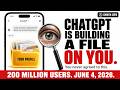 ChatGPT Just Built a Secret Profile on 200 Million People. Yours Is One of Them. 👀