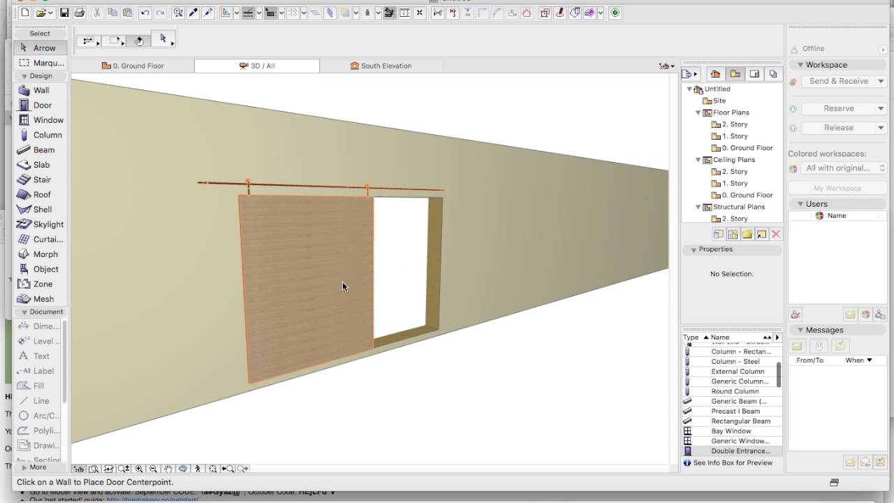 sliding door YouTube